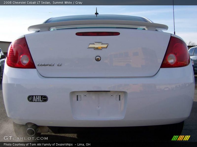 Summit White / Gray 2008 Chevrolet Cobalt LT Sedan