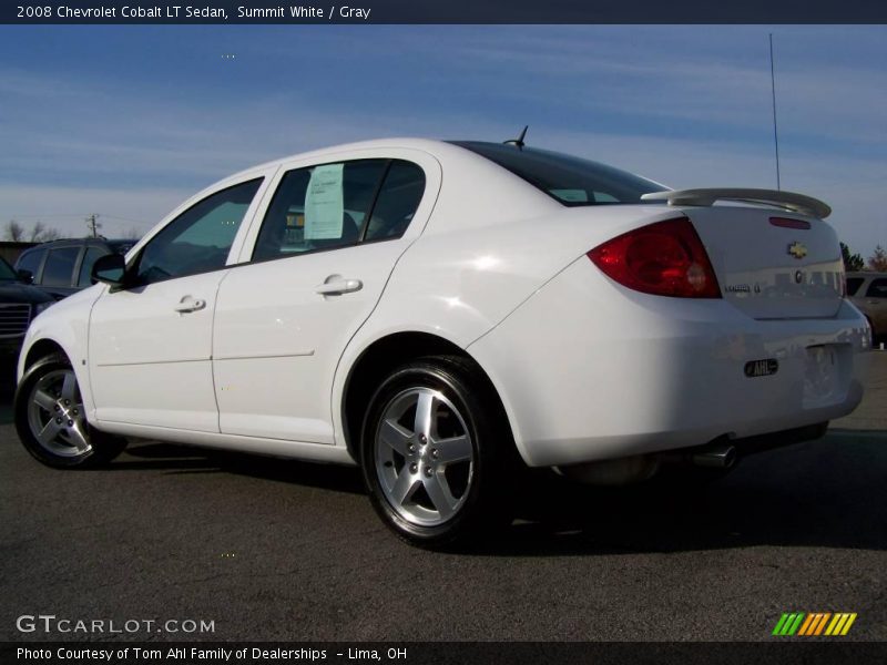 Summit White / Gray 2008 Chevrolet Cobalt LT Sedan
