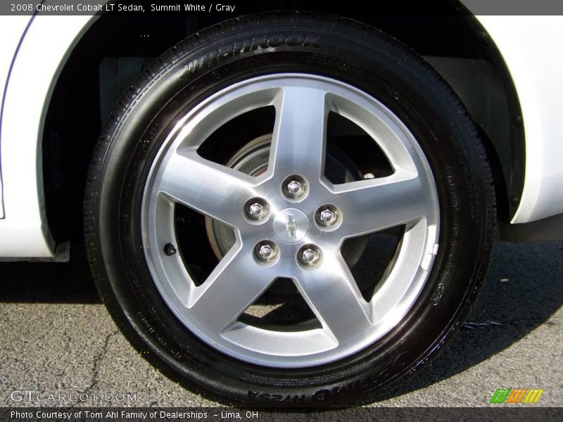 Summit White / Gray 2008 Chevrolet Cobalt LT Sedan