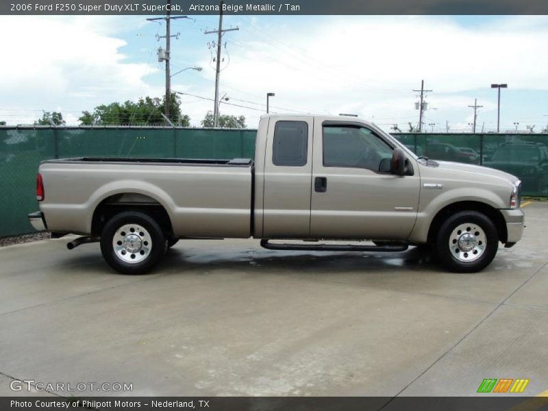 Arizona Beige Metallic / Tan 2006 Ford F250 Super Duty XLT SuperCab