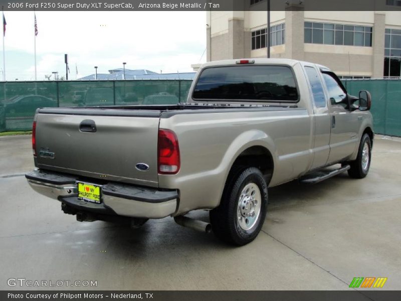 Arizona Beige Metallic / Tan 2006 Ford F250 Super Duty XLT SuperCab