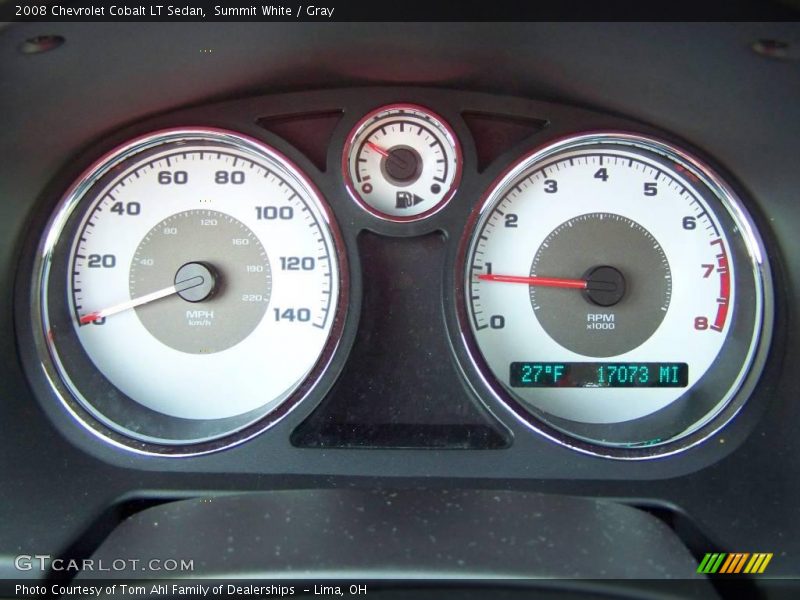 Summit White / Gray 2008 Chevrolet Cobalt LT Sedan