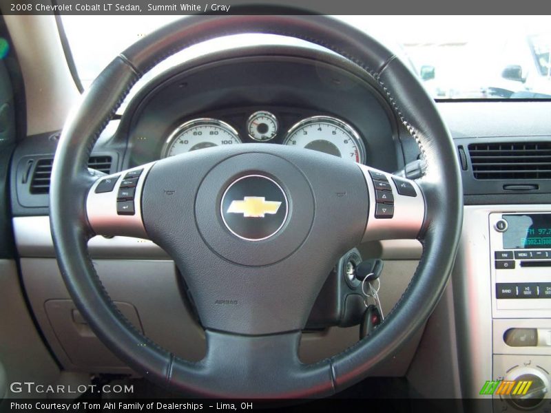 Summit White / Gray 2008 Chevrolet Cobalt LT Sedan