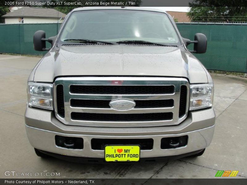 Arizona Beige Metallic / Tan 2006 Ford F250 Super Duty XLT SuperCab