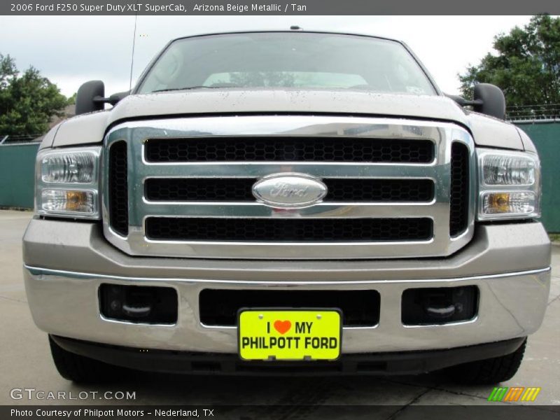 Arizona Beige Metallic / Tan 2006 Ford F250 Super Duty XLT SuperCab