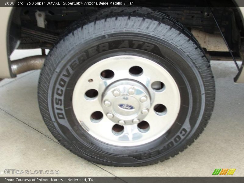 Arizona Beige Metallic / Tan 2006 Ford F250 Super Duty XLT SuperCab