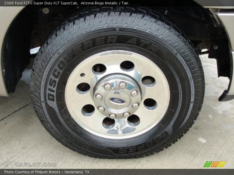 Arizona Beige Metallic / Tan 2006 Ford F250 Super Duty XLT SuperCab