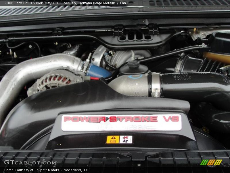 Arizona Beige Metallic / Tan 2006 Ford F250 Super Duty XLT SuperCab