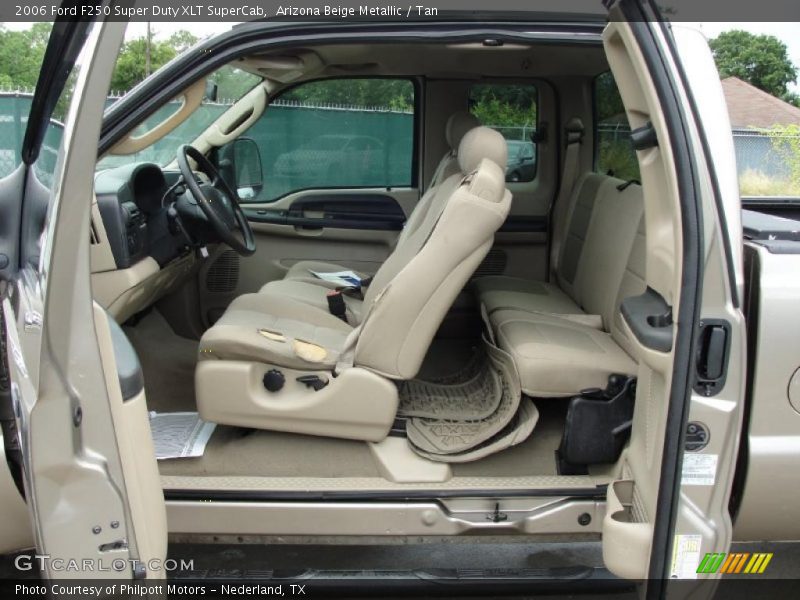Arizona Beige Metallic / Tan 2006 Ford F250 Super Duty XLT SuperCab