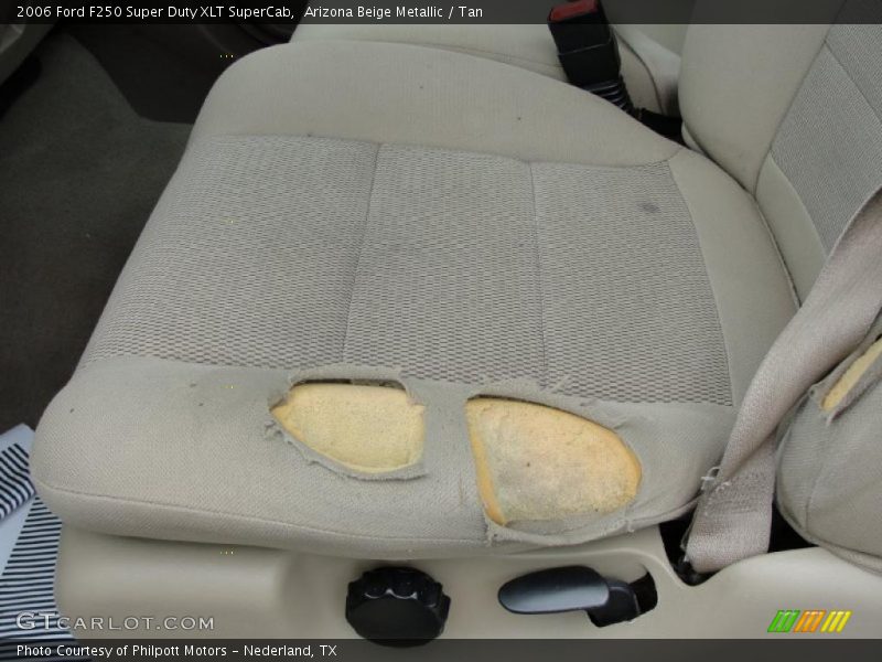 Arizona Beige Metallic / Tan 2006 Ford F250 Super Duty XLT SuperCab