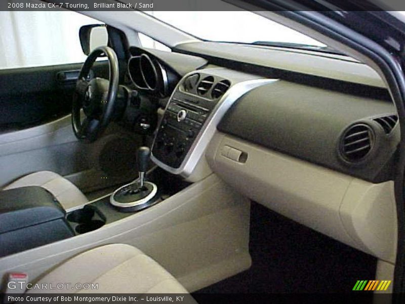 Brilliant Black / Sand 2008 Mazda CX-7 Touring