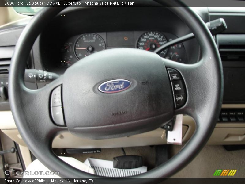 Arizona Beige Metallic / Tan 2006 Ford F250 Super Duty XLT SuperCab