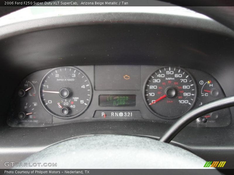 Arizona Beige Metallic / Tan 2006 Ford F250 Super Duty XLT SuperCab