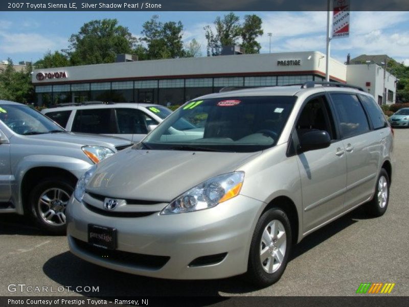 Silver Shadow Pearl / Stone 2007 Toyota Sienna LE