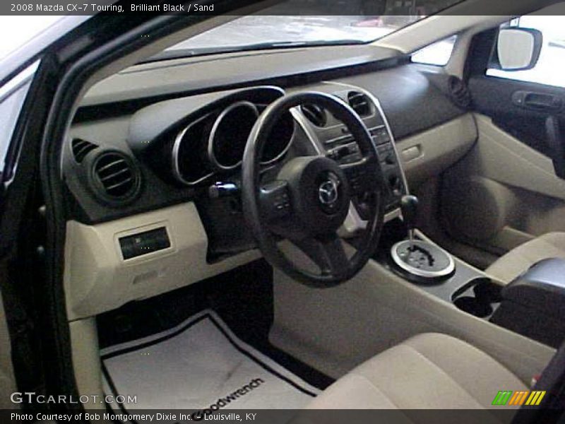 Brilliant Black / Sand 2008 Mazda CX-7 Touring