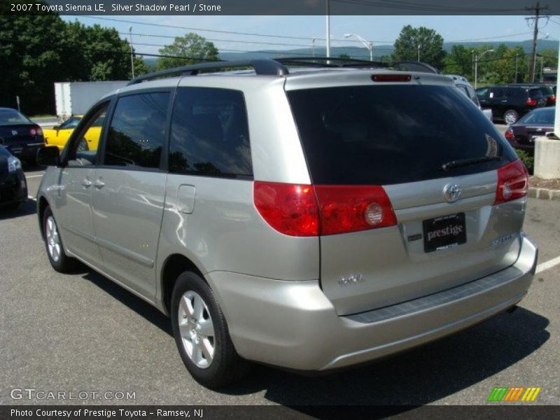 Silver Shadow Pearl / Stone 2007 Toyota Sienna LE