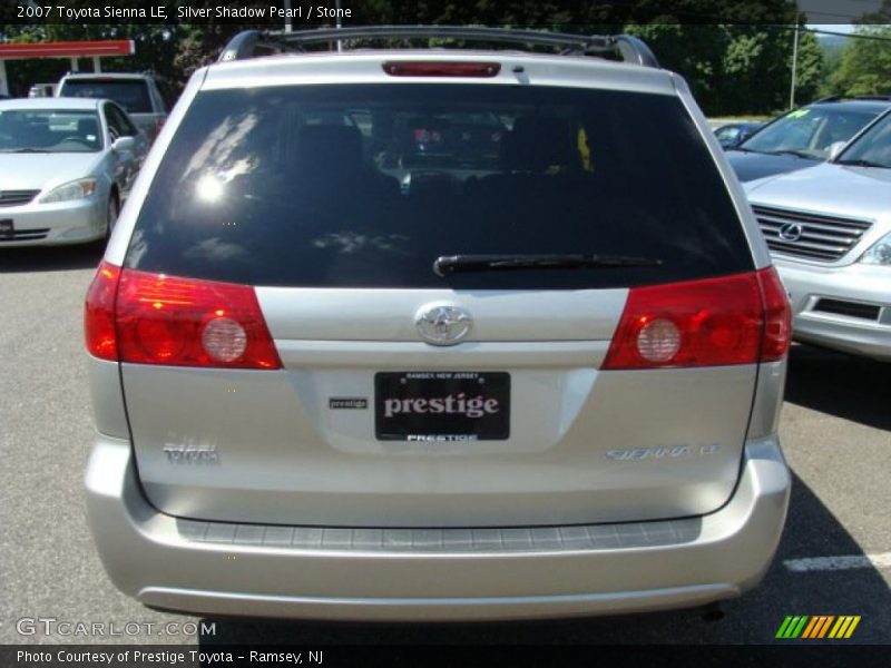 Silver Shadow Pearl / Stone 2007 Toyota Sienna LE