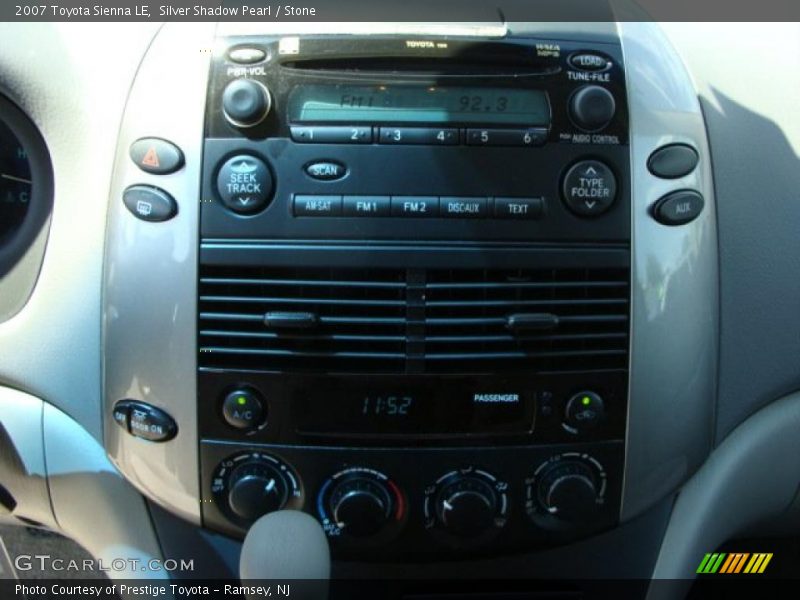 Silver Shadow Pearl / Stone 2007 Toyota Sienna LE