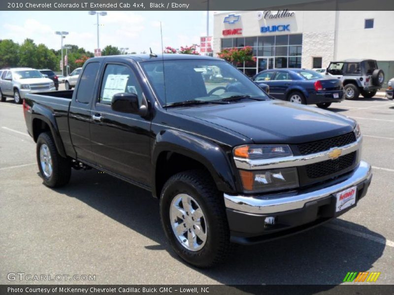 Black / Ebony 2010 Chevrolet Colorado LT Extended Cab 4x4