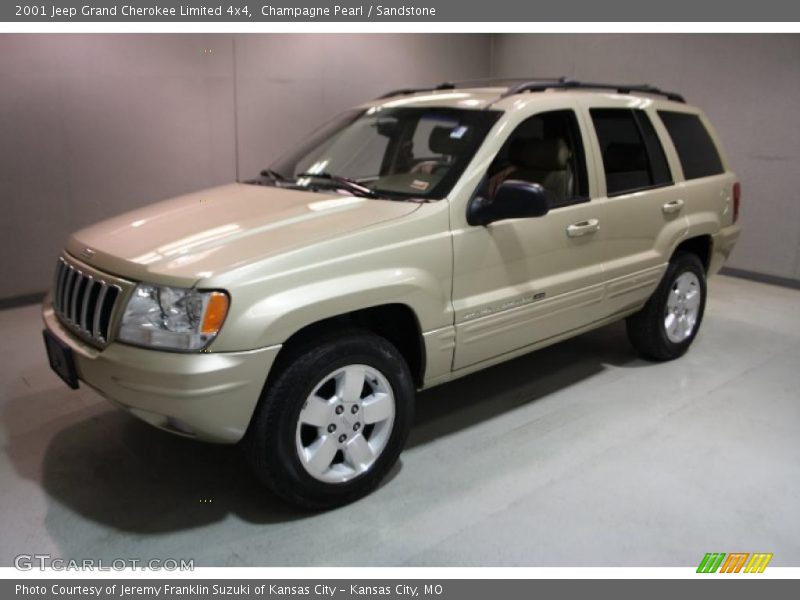 Champagne Pearl / Sandstone 2001 Jeep Grand Cherokee Limited 4x4