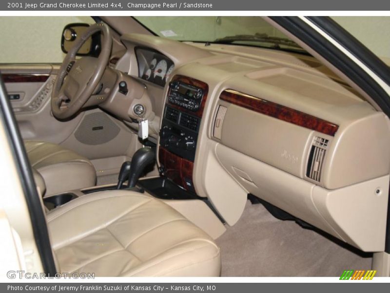 Champagne Pearl / Sandstone 2001 Jeep Grand Cherokee Limited 4x4