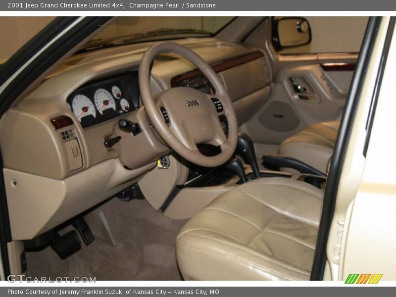 Champagne Pearl / Sandstone 2001 Jeep Grand Cherokee Limited 4x4