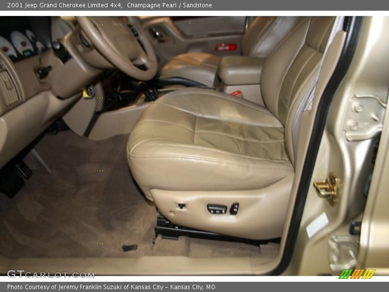Champagne Pearl / Sandstone 2001 Jeep Grand Cherokee Limited 4x4