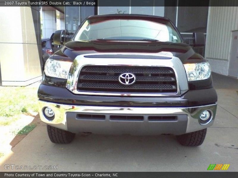 Black / Beige 2007 Toyota Tundra SR5 Double Cab