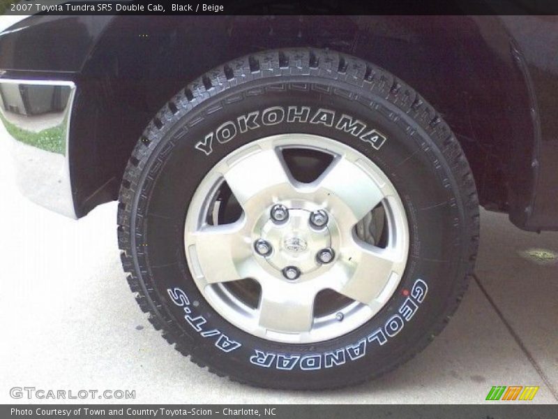 Black / Beige 2007 Toyota Tundra SR5 Double Cab