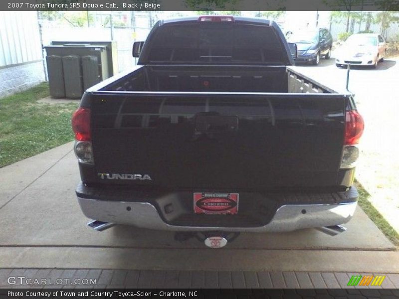 Black / Beige 2007 Toyota Tundra SR5 Double Cab