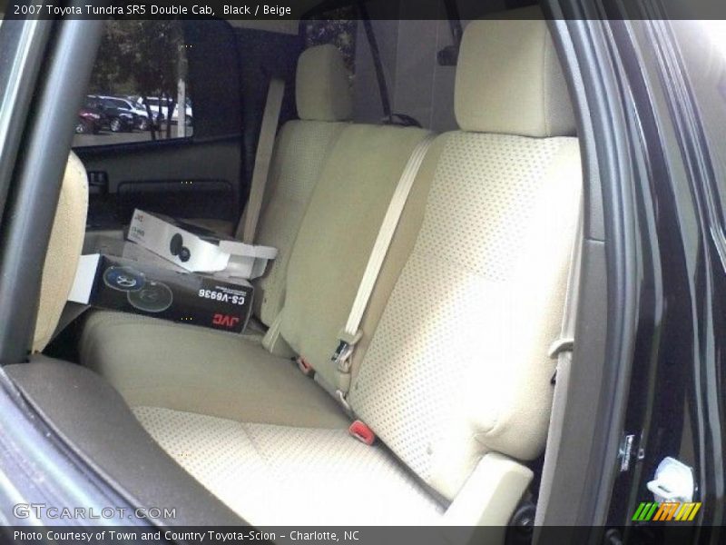 Black / Beige 2007 Toyota Tundra SR5 Double Cab