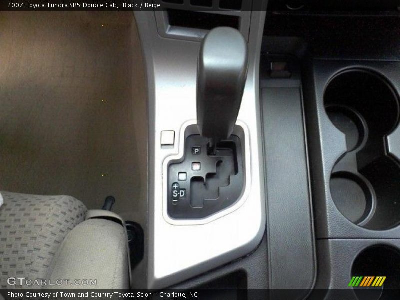 Black / Beige 2007 Toyota Tundra SR5 Double Cab