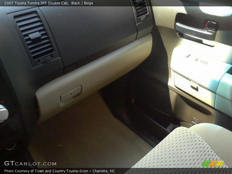 Black / Beige 2007 Toyota Tundra SR5 Double Cab