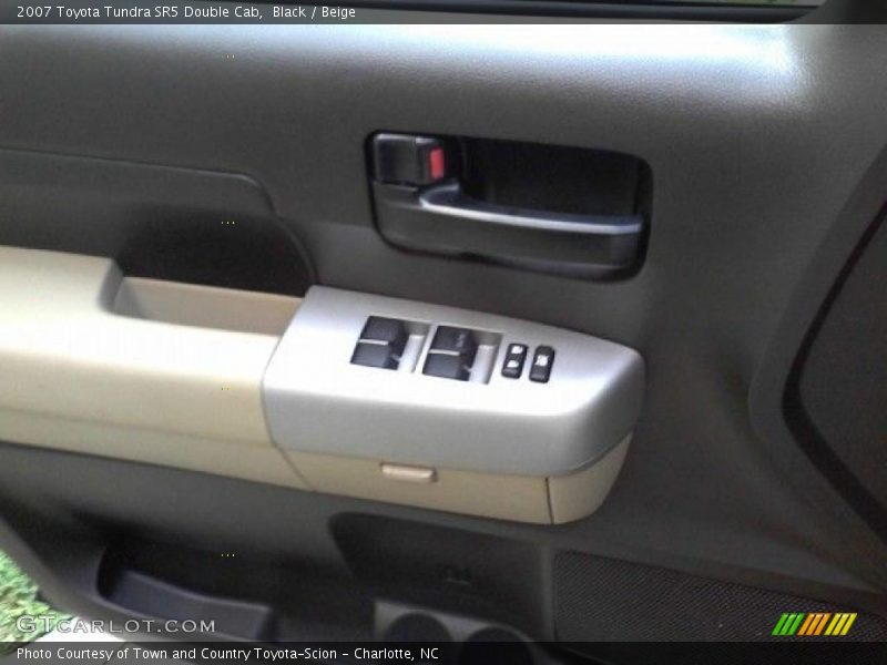 Black / Beige 2007 Toyota Tundra SR5 Double Cab