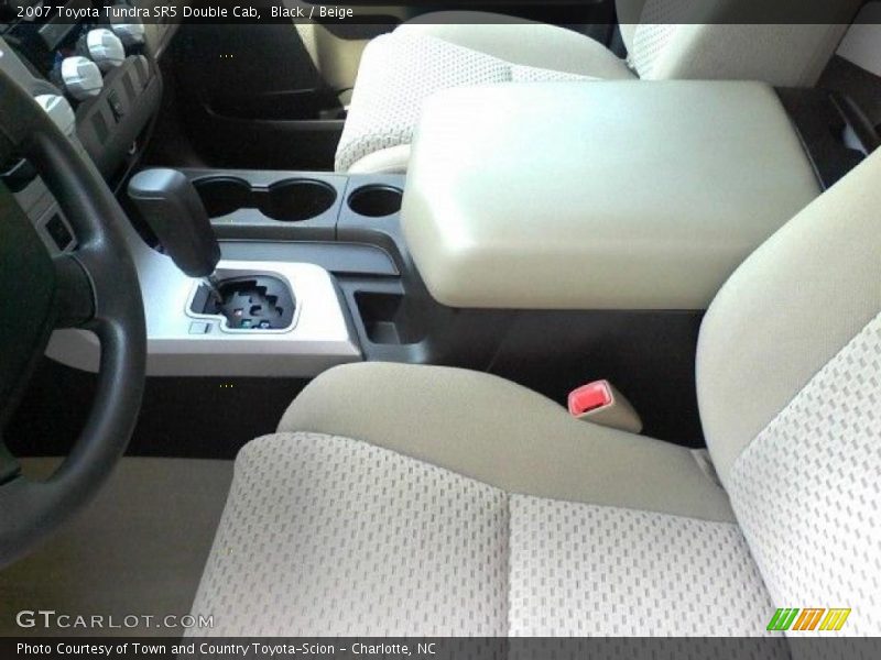 Black / Beige 2007 Toyota Tundra SR5 Double Cab