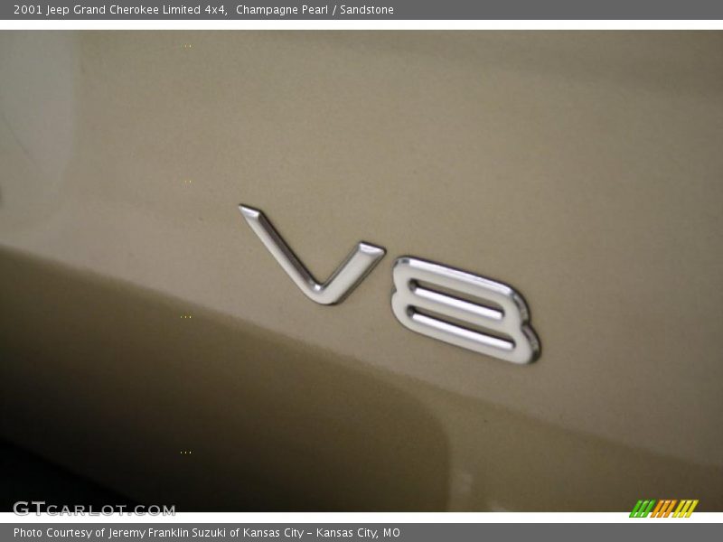 Champagne Pearl / Sandstone 2001 Jeep Grand Cherokee Limited 4x4