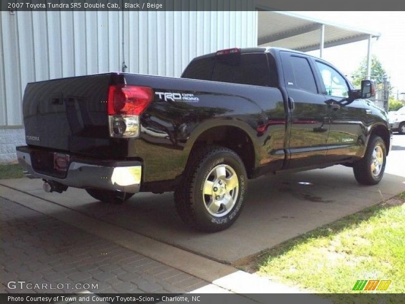 Black / Beige 2007 Toyota Tundra SR5 Double Cab