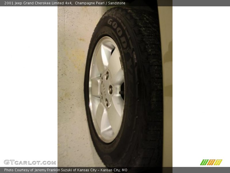 Champagne Pearl / Sandstone 2001 Jeep Grand Cherokee Limited 4x4