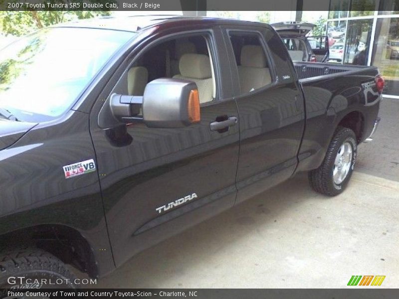 Black / Beige 2007 Toyota Tundra SR5 Double Cab