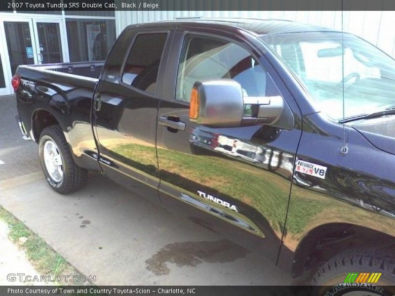 Black / Beige 2007 Toyota Tundra SR5 Double Cab