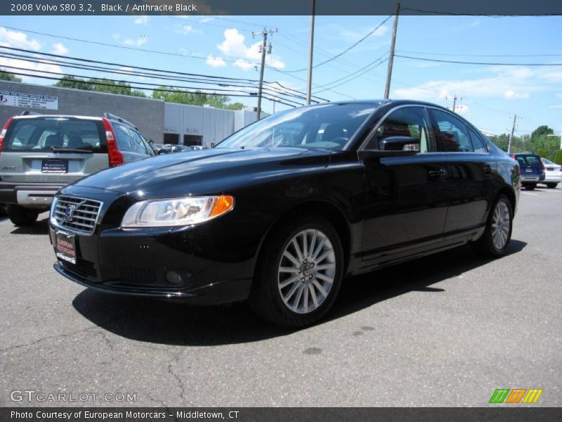 Black / Anthracite Black 2008 Volvo S80 3.2
