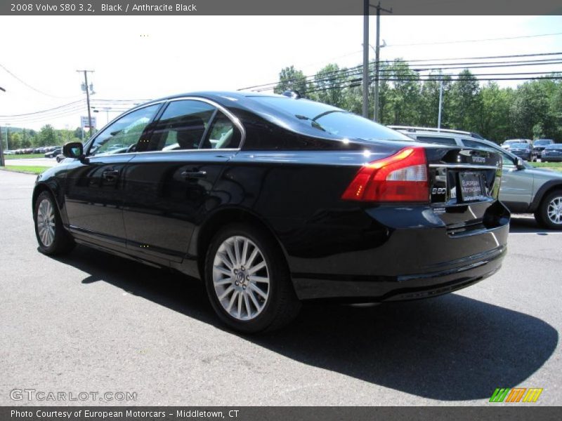 Black / Anthracite Black 2008 Volvo S80 3.2