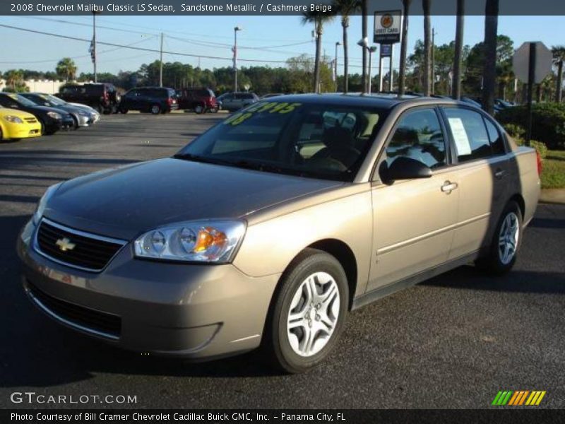 Sandstone Metallic / Cashmere Beige 2008 Chevrolet Malibu Classic LS Sedan