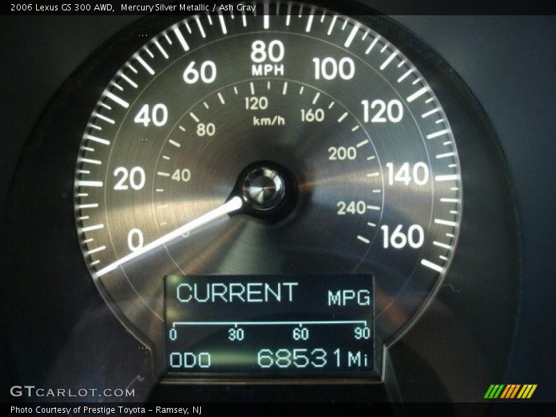 Mercury Silver Metallic / Ash Gray 2006 Lexus GS 300 AWD