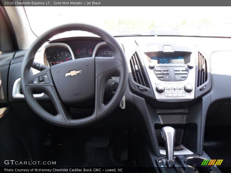 Gold Mist Metallic / Jet Black 2010 Chevrolet Equinox LT