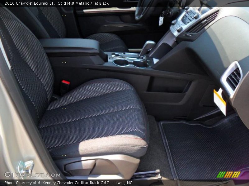 Gold Mist Metallic / Jet Black 2010 Chevrolet Equinox LT