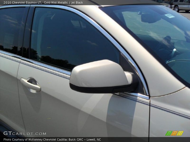 Gold Mist Metallic / Jet Black 2010 Chevrolet Equinox LT