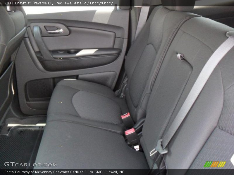 Red Jewel Metallic / Ebony/Ebony 2011 Chevrolet Traverse LT