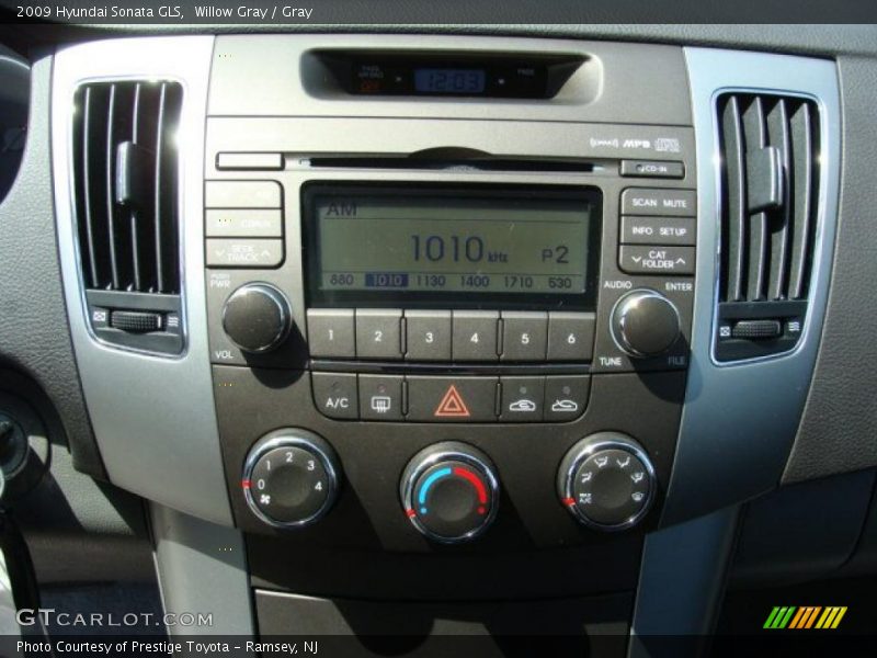Willow Gray / Gray 2009 Hyundai Sonata GLS