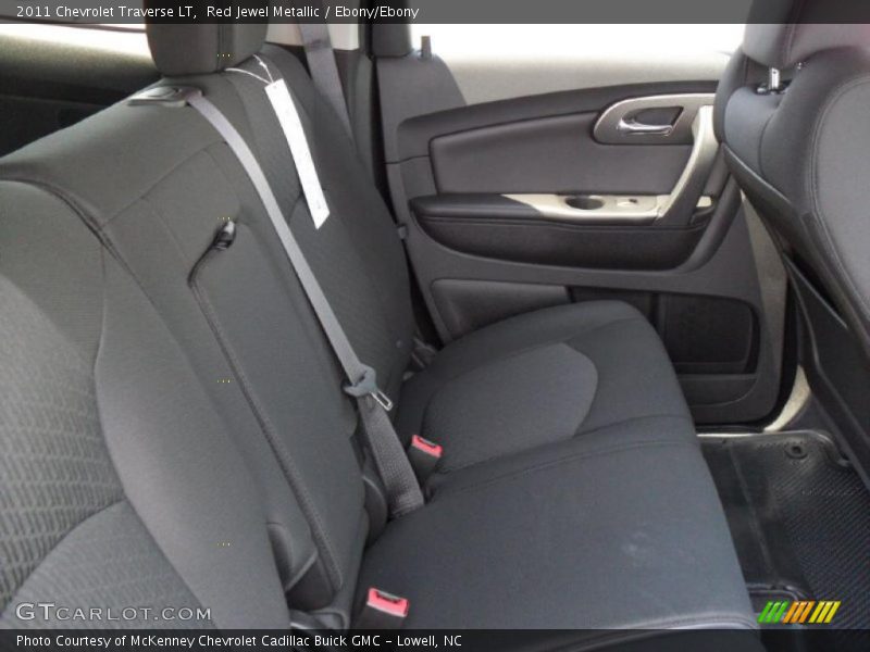 Red Jewel Metallic / Ebony/Ebony 2011 Chevrolet Traverse LT